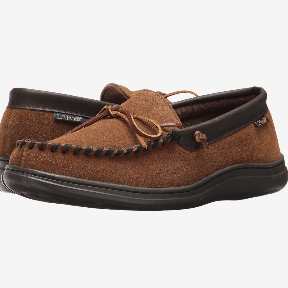 Men's LB Evans, Atlin Slipper Moccasin Driving Shoe NWT Size 9